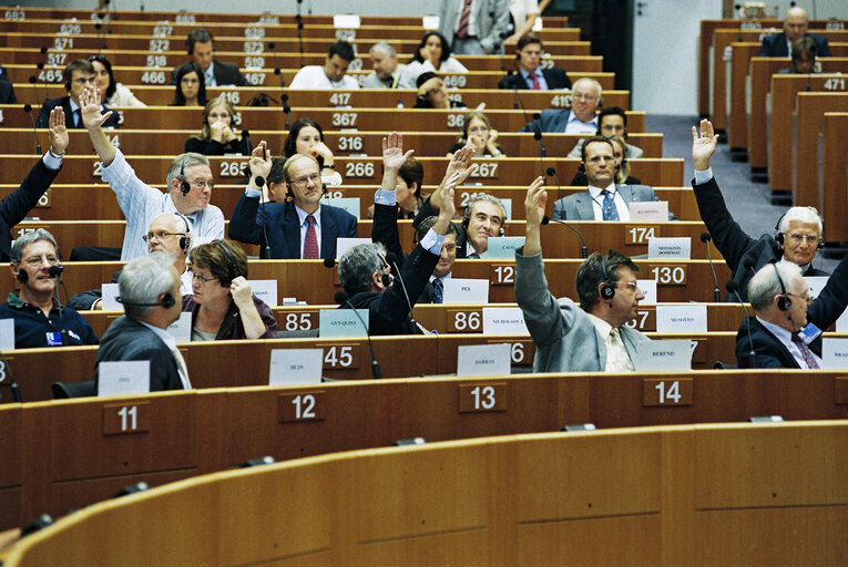 Foto 4: Committee on Regional Policy, Transport and Tourism - Election of Paolo COSTA as President of the Committee