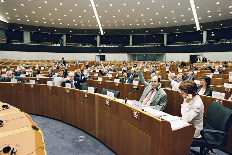 Foto 12: Committee on Regional Policy, Transport and Tourism - Election of Paolo COSTA as President of the Committee