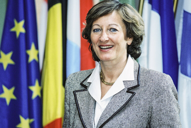 MEP Jacqueline ROUSSEAUX at the European Parliament in Strasbourg