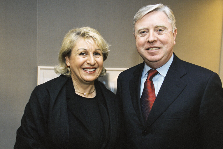 Valokuva 12: Reception for President of Serbia-Montenegro at the European Parliament in Strasbourg