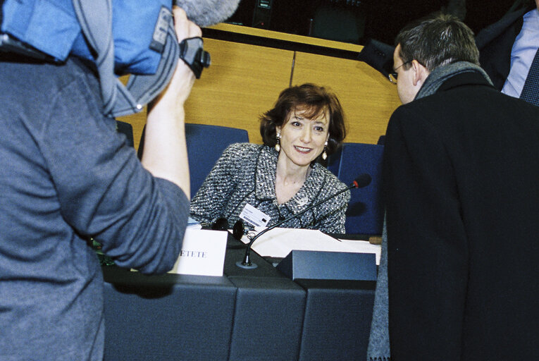 Foto 4: Meeting at the European Parliament in Strasbourg with French Minister Delegate for European Affairs