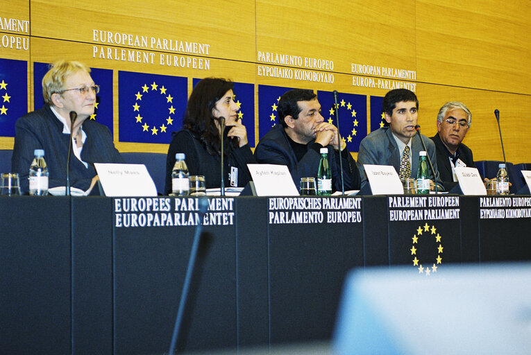 Fotografie 4: Press conference in Strasbourg on the Kurdish Issue