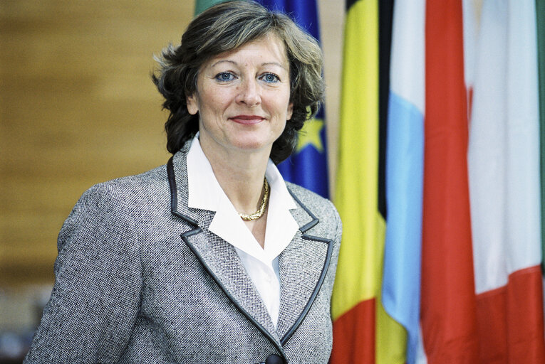 MEP Jacqueline ROUSSEAUX at the European Parliament in Strasbourg