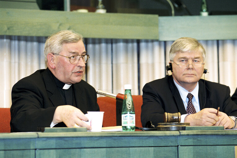 Valokuva 3: Meeting at the European Parliament in Strasbourg