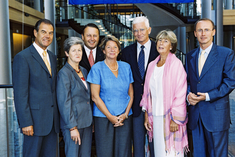 Foto 7: Group picture of the Austrian MEPs of the EPP group