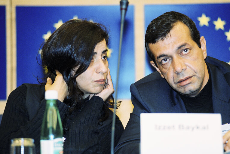 Fotografie 7: Press conference in Strasbourg on the Kurdish Issue