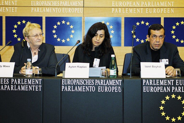 Fotografie 8: Press conference in Strasbourg on the Kurdish Issue