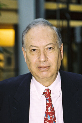 Fotagrafa 4: Portrait of Mep Jose Manuel GARCIA-MARGALLO Y MARFIL at the European Parliament in Strasbourg