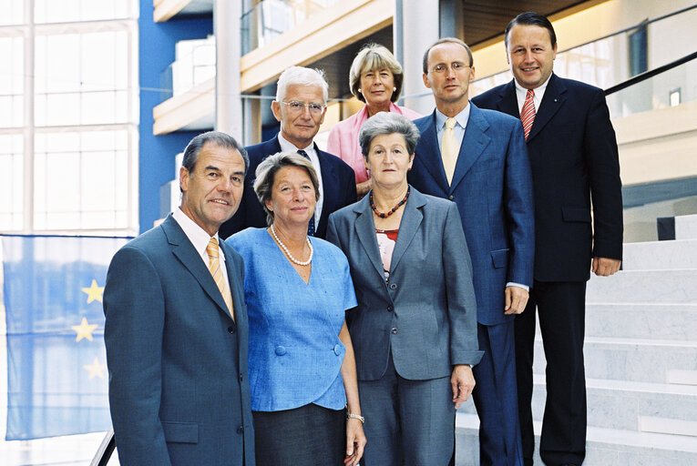 Foto 5: Group picture of the Austrian MEPs of the EPP group