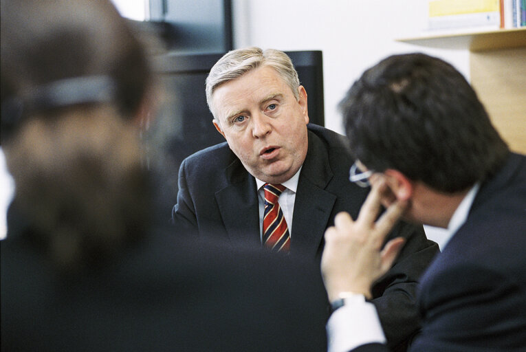 Fotografie 4: Pat COX - EP President meets with MEP Armin LASCHET