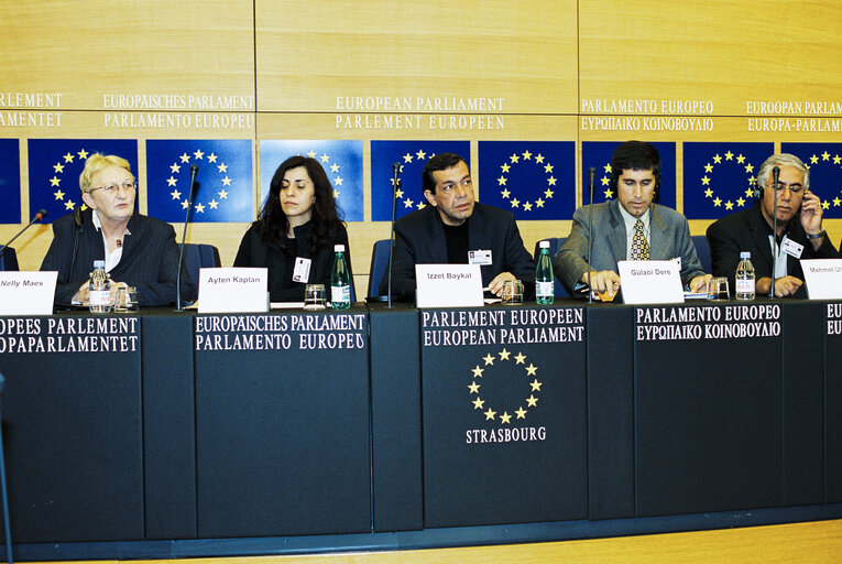 Fotografie 11: Press conference in Strasbourg on the Kurdish Issue