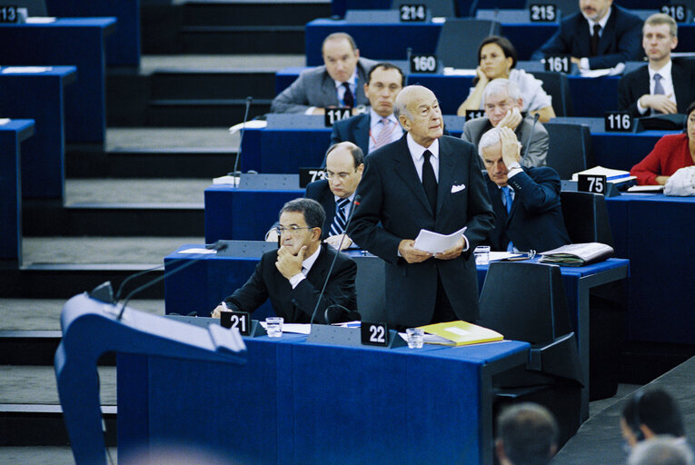 Foto 4: Plenary session in Strasbourg - Debate on the outcome of the European Convention on the Future of the European Union