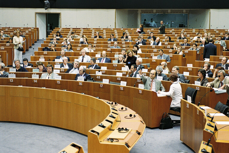 Foto 5: Committee on Regional Policy, Transport and Tourism - Election of Paolo COSTA as President of the Committee