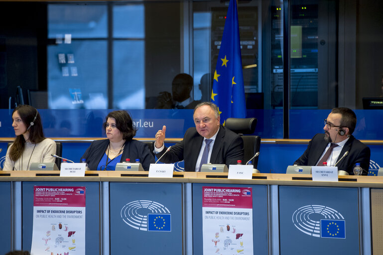 Foto 20: PETI/ENVI Joint Public Hearing on the ' Impact of Endocrine Disruptors on Public Health and the Environment '