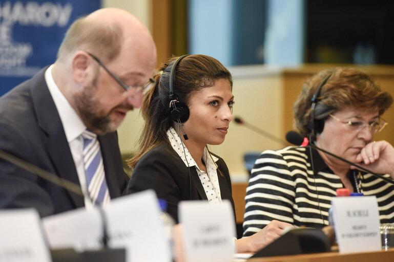 Φωτογραφία 2: Sakharov Prize Network Mid-term Conference.   Opening speech