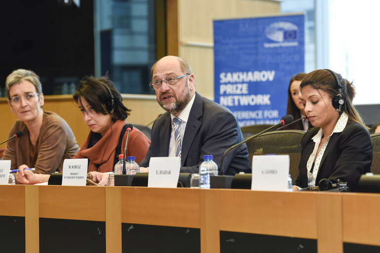 Φωτογραφία 10: Sakharov Prize Network Mid-term Conference.   Opening speech