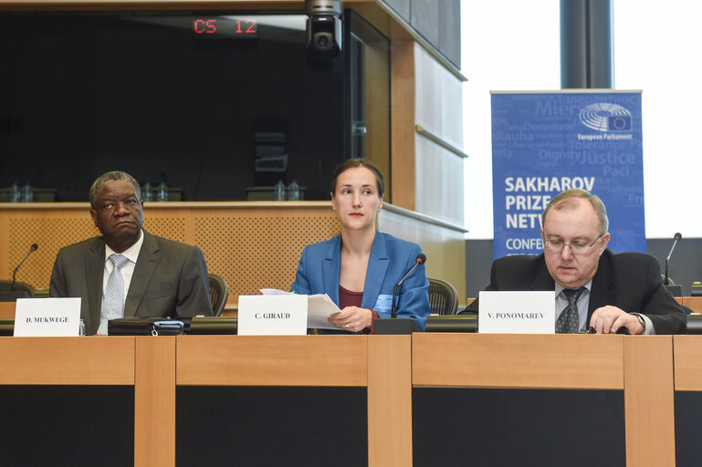 Φωτογραφία 12: Sakharov Prize Network Mid-term Conference.   Opening speech