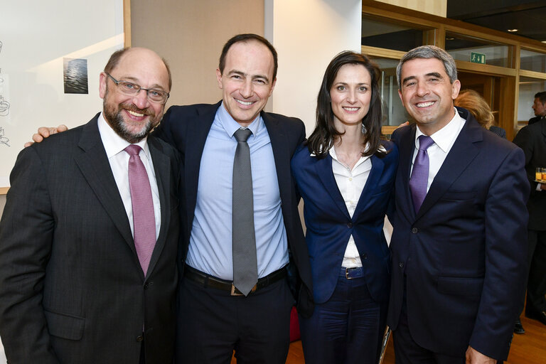 Fotó 9: Official visit of the President of Bulgaria to the European Parliament in Strasbourg. Lunch