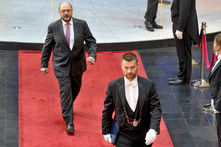 Photo 33 : Official visit of the President of Bulgaria to the European Parliament in Strasbourg.