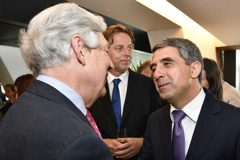 Fotó 2: Official visit of the President of Bulgaria to the European Parliament in Strasbourg.  Official lunch