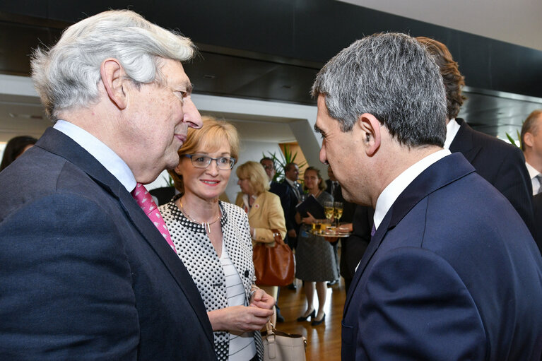 Fotó 3: Official visit of the President of Bulgaria to the European Parliament in Strasbourg.  Official lunch