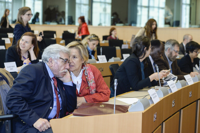 Fotografie 16: Sakharov Prize Network Mid-term Conference.   Closing session