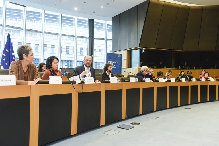 Φωτογραφία 4: Sakharov Prize Network Mid-term Conference.   Opening speech