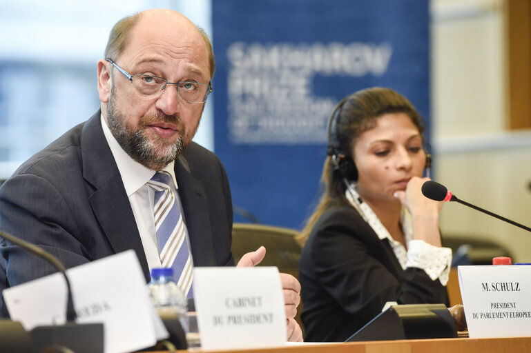 Φωτογραφία 5: Sakharov Prize Network Mid-term Conference.   Opening speech