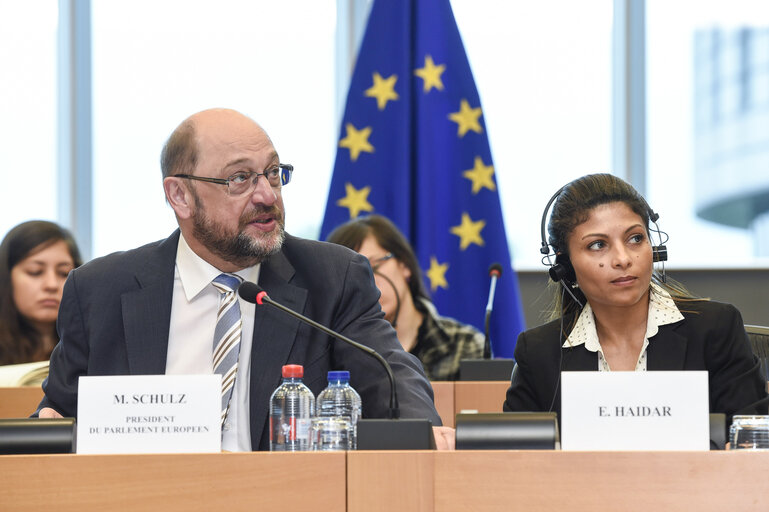 Φωτογραφία 11: Sakharov Prize Network Mid-term Conference.   Opening speech