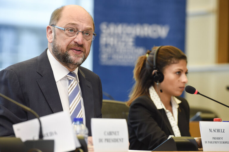 Φωτογραφία 7: Sakharov Prize Network Mid-term Conference.   Opening speech