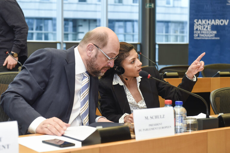 Φωτογραφία 13: Sakharov Prize Network Mid-term Conference.   Opening speech