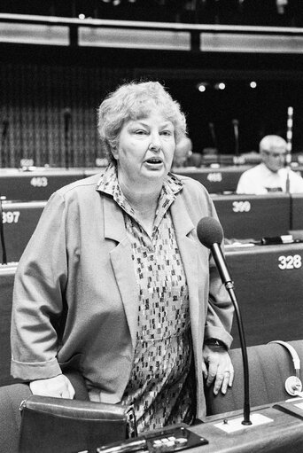 Fotografija 5: MEP Eva GREDAL at the EP in Strasbourg