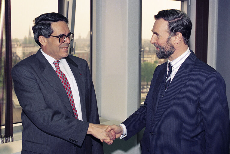 Photo 2 : Ben PATTERSON with guest at the EP in Strasbourg