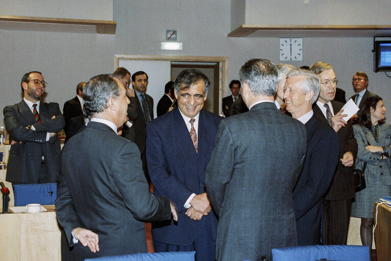 Fotografie 4: Meeting with the Speakers of the National Parliaments