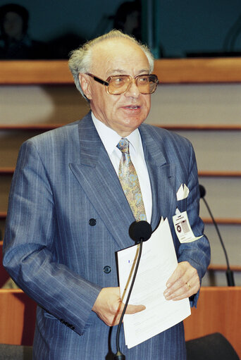 Nuotrauka 31: Conference on Local Authorities at the EP in Brussels in april 1994.