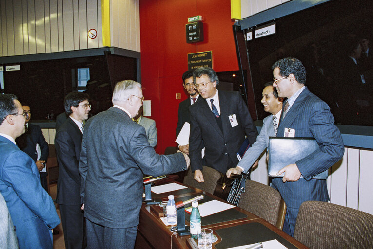 Zdjęcie 7: EP President takes part in a meeting n Strasbourg