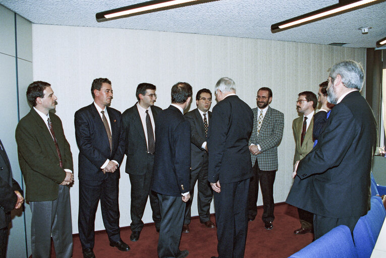 Fotó 3: EP President takes part in a meeting with Spanish visitors in Strasbourg