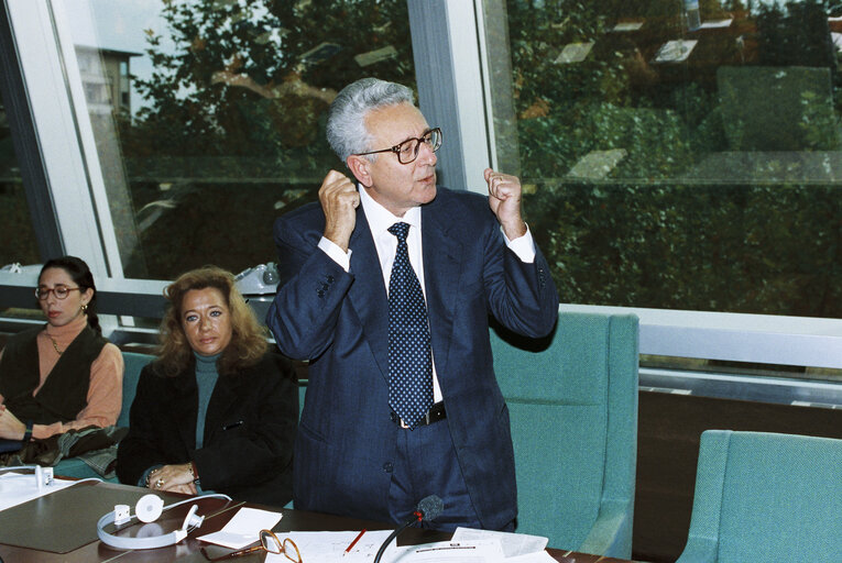 Fotogrāfija 4: Italian MEPS meet with guests