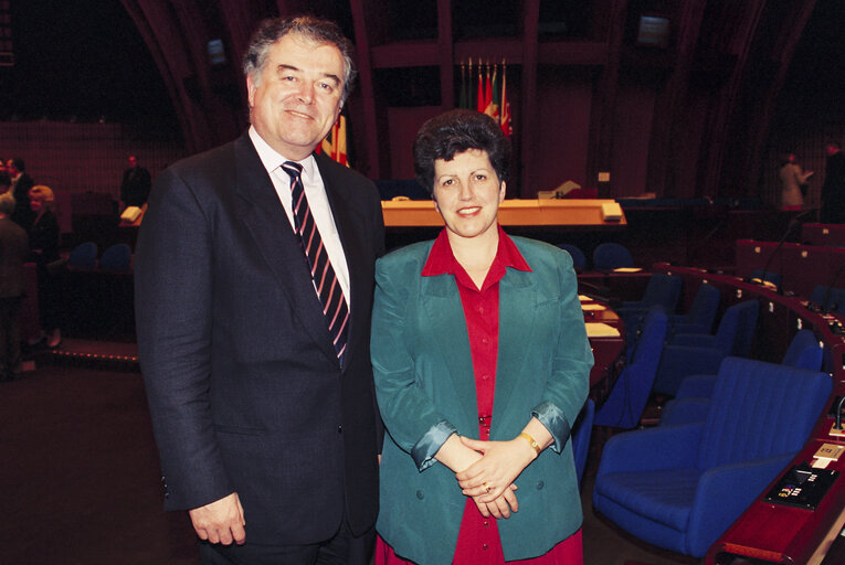 Φωτογραφία 7: MEPs Richard BALFE and Pauline GREEN  at the European Parliament