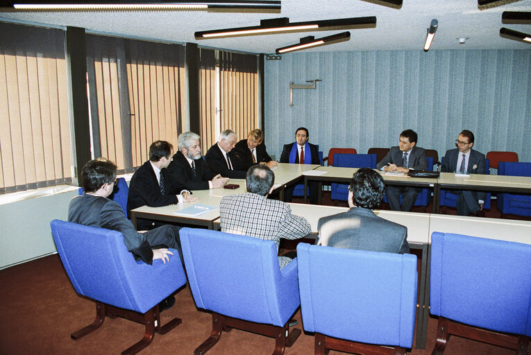 Fotó 4: EP President takes part in a meeting with Spanish visitors in Strasbourg