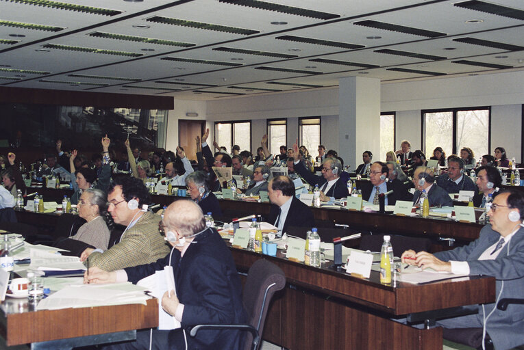 Fotografija 13: Meeting at the EP in Brussels