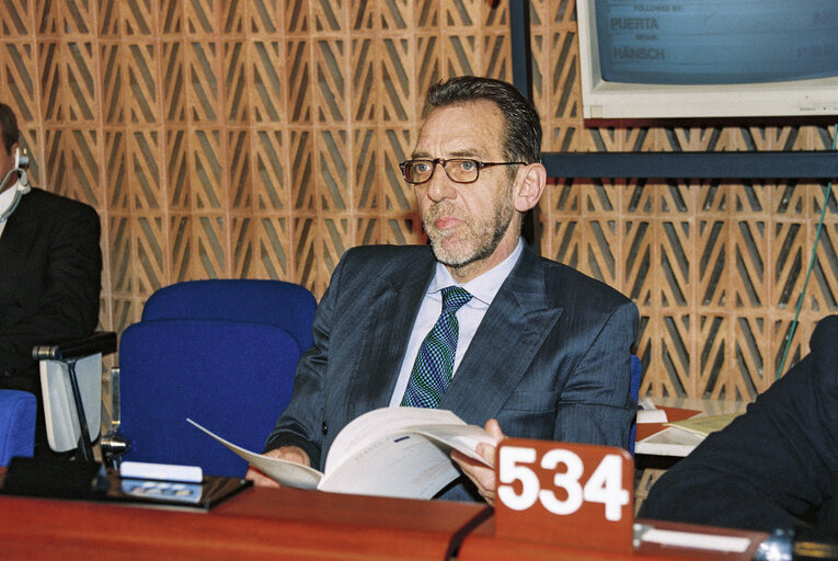 Fotografi 2: MEP Ejner Hovgard CHRISTIANSEN at the European Parliament in Strasbourg