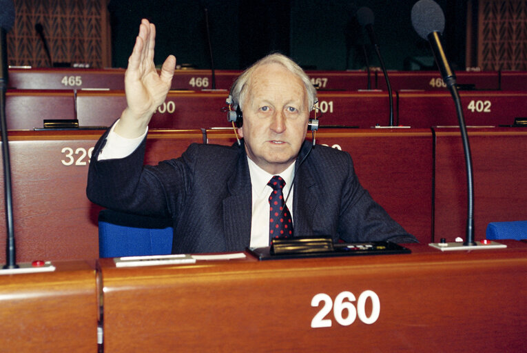 Fotogrāfija 2: Portrait of Thomas MEGAHY at the EP in Strasbourg