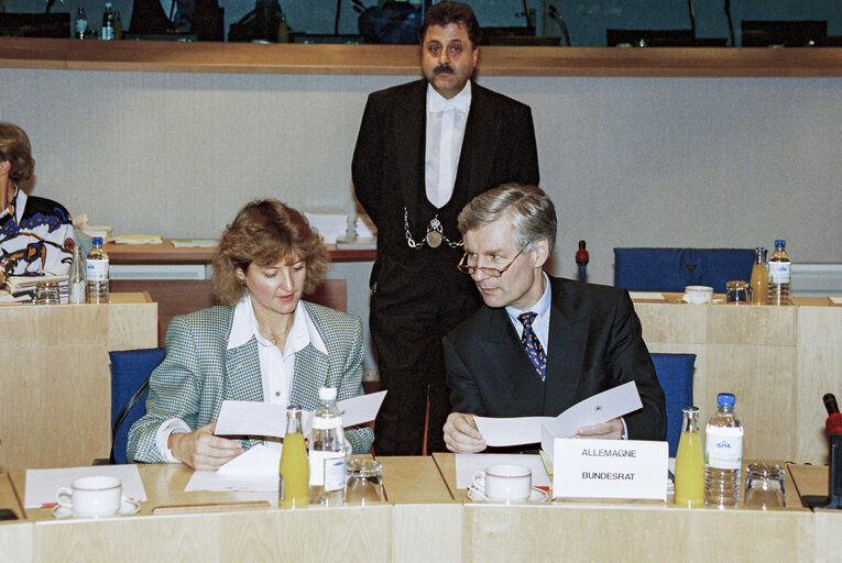 Fotografie 6: Meeting with the Speakers of the National Parliaments