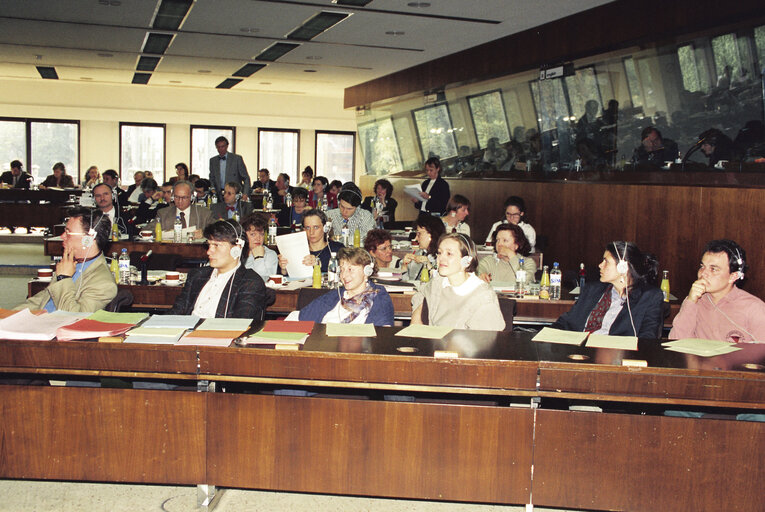 Fotografija 12: Meeting at the EP in Brussels