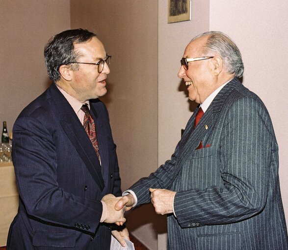 Fotografia 5: Farewell ceremony in the presence of MEP's at the European Parliament in Strasbourg