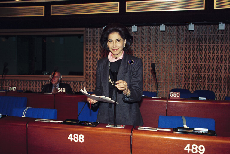 Foto 3: Portrait of Patricia RAWLINGS at the EP in Strasbourg