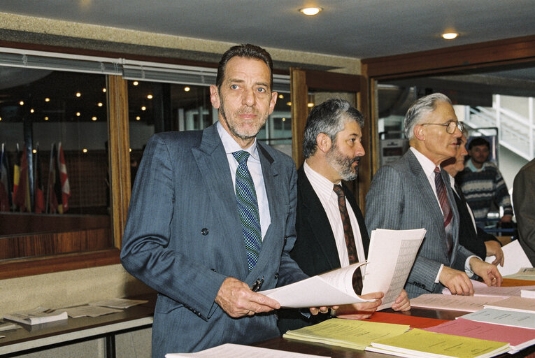 Fotografi 3: MEP Ejner Hovgard CHRISTIANSEN at the European Parliament in Strasbourg