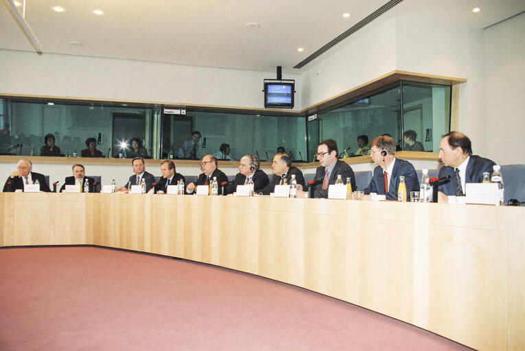 Φωτογραφία 2: Meeting at the European Parliament in Brussels