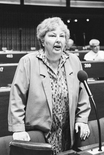 Suriet 6: MEP Eva GREDAL at the EP in Strasbourg